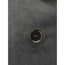 Double-breasted velvet blazer