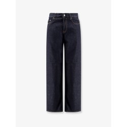 Low straight denim jeans