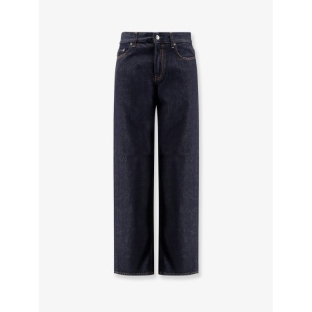 Low straight denim jeans
