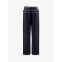 Low straight denim jeans