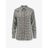 Silk shirt with micro-pattern