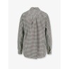 Silk shirt with micro-pattern