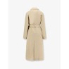 Tumbled cotton and silk trench coat