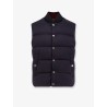 Sleeveless jacket in cotton and viscose
