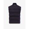 Sleeveless jacket in cotton and viscose