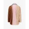 Alpaca and wool double-breasted coat