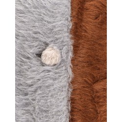 Alpaca and wool double-breasted coat