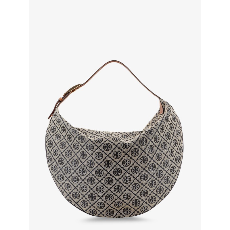 T Monogram Balloon jacquard fabric shoulder bag