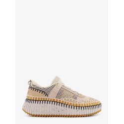 Nama low-top mesh sneakers with suede inserts