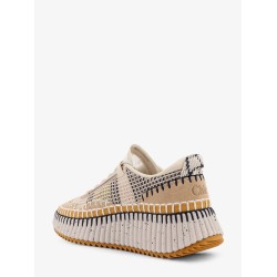 Nama low-top mesh sneakers with suede inserts