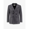 Double-breasted virgin wool blazer