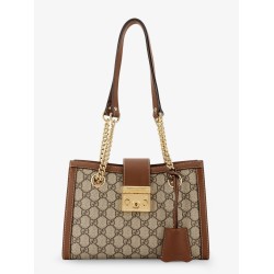 Padlock GG Supreme fabric shoulder bag
