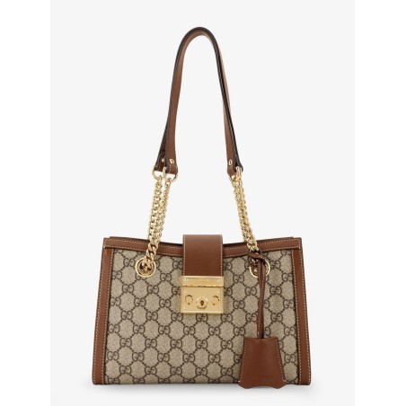 Padlock GG Supreme fabric shoulder bag