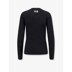 Y-3 viscose and recycled polyester t-shirt