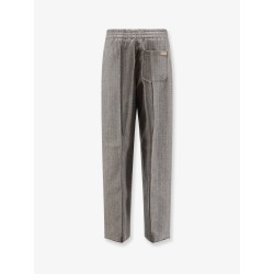 Virgin wool blend trousers