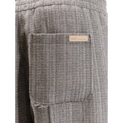 Virgin wool blend trousers