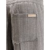Virgin wool blend trousers