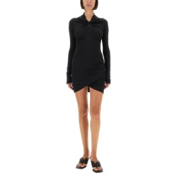 DRESS WITH DRAPE
