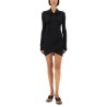 DRESS WITH DRAPE