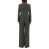 SINGLE-BREASTED JACKET IN WOOL BLEND DOT