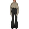 CROPPED HOODED TUNIC SWEATSHIRT