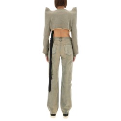 "CROPPED TECSWEAT" SWEATSHIRT