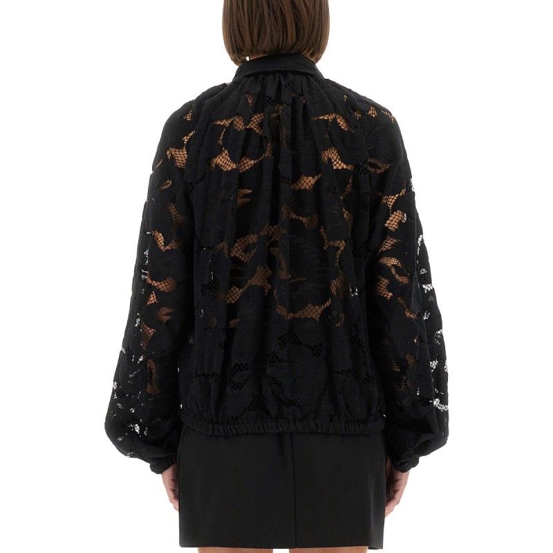 LACE BALLOON BLOUSE