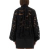 LACE BALLOON BLOUSE