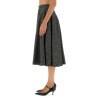 WOOL-BLEND DOTTED SKIRT