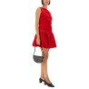 ONE-SHOULDER MINI DRESS "BLOOMER" EFFECT