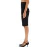 SATIN AND POWERNET MIDI SKIRT