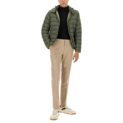 DOWN JACKET WITH DETACHABLE HOOD