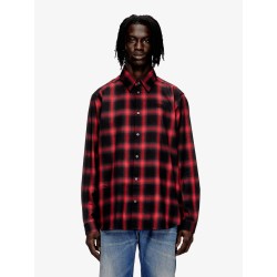 S-Simply Check cotton blend shirt