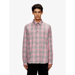 S-Simply Check cotton blend shirt