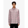 S-Simply Check cotton blend shirt