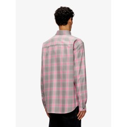 S-Simply Check cotton blend shirt