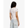 T-Unclau stretch fabric T-shirt