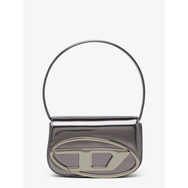 1DR patent leather shoulder bag