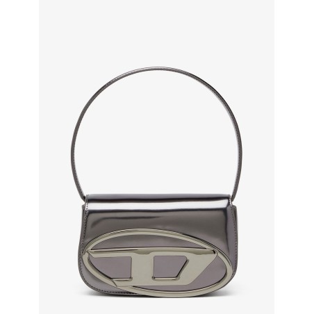 1DR patent leather shoulder bag