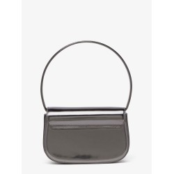 1DR patent leather shoulder bag