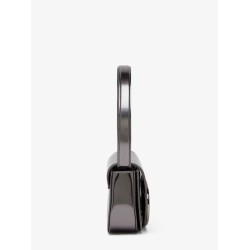 1DR patent leather shoulder bag