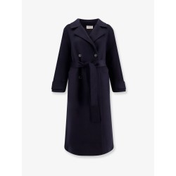 Savile wool double-breasted coat