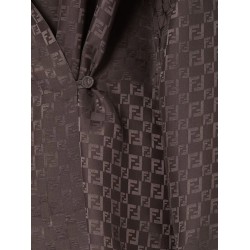 Silk shirt with FF motif
