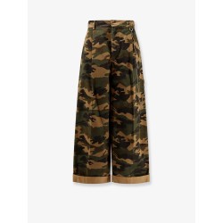 Danielle camouflage cotton trousers
