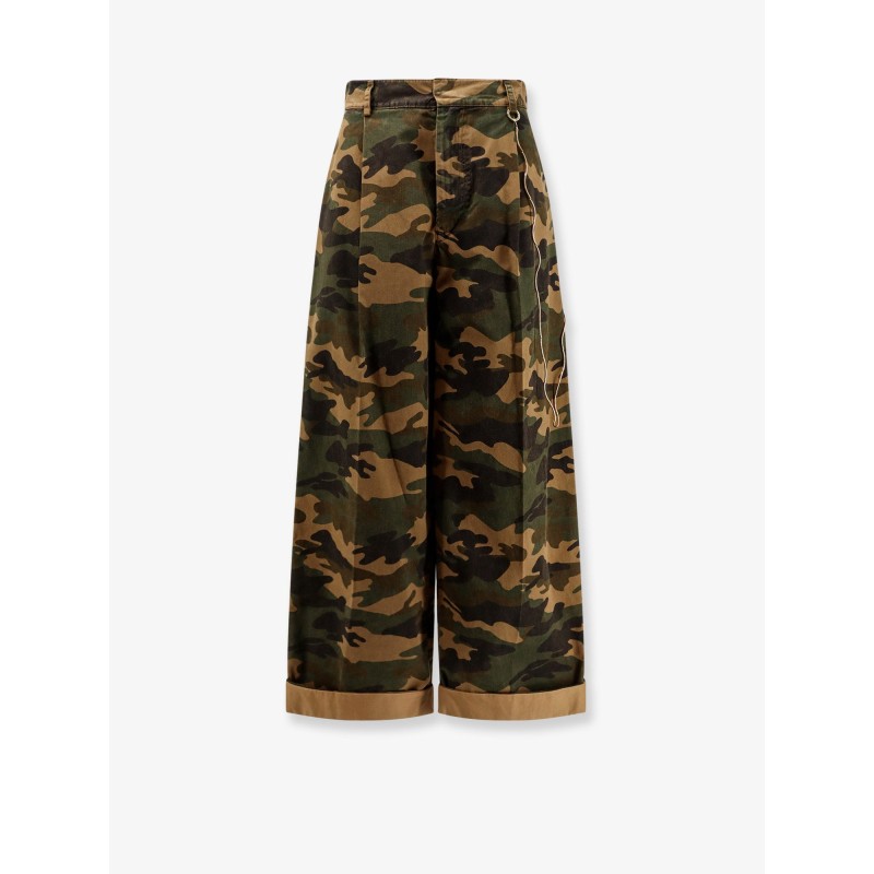 Danielle camouflage cotton trousers