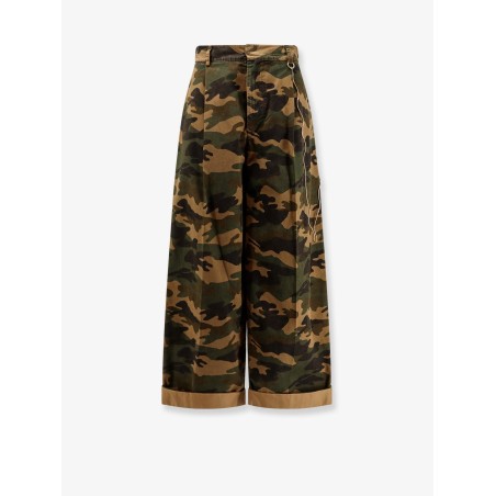 Danielle camouflage cotton trousers
