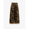 Danielle camouflage cotton trousers