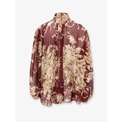 Chiffon shirt with Rose print