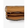 Postina M leather crossbody bag with double shoulder strap