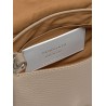 Postina M leather crossbody bag with double shoulder strap
